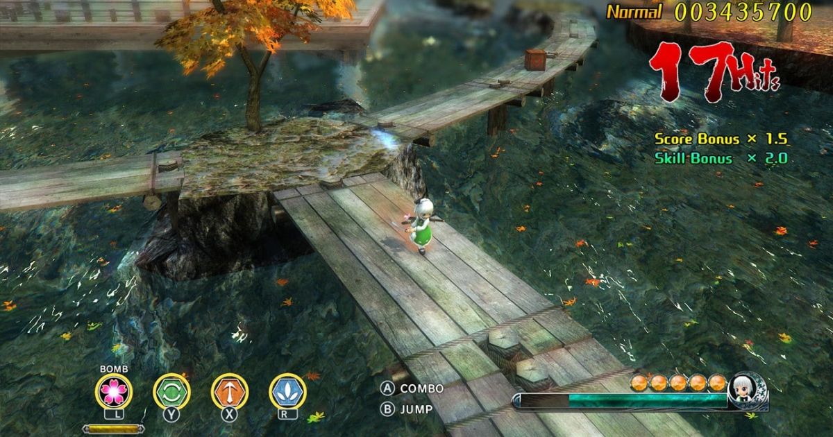 Gameplay Touhou Blossom Blade Remaster